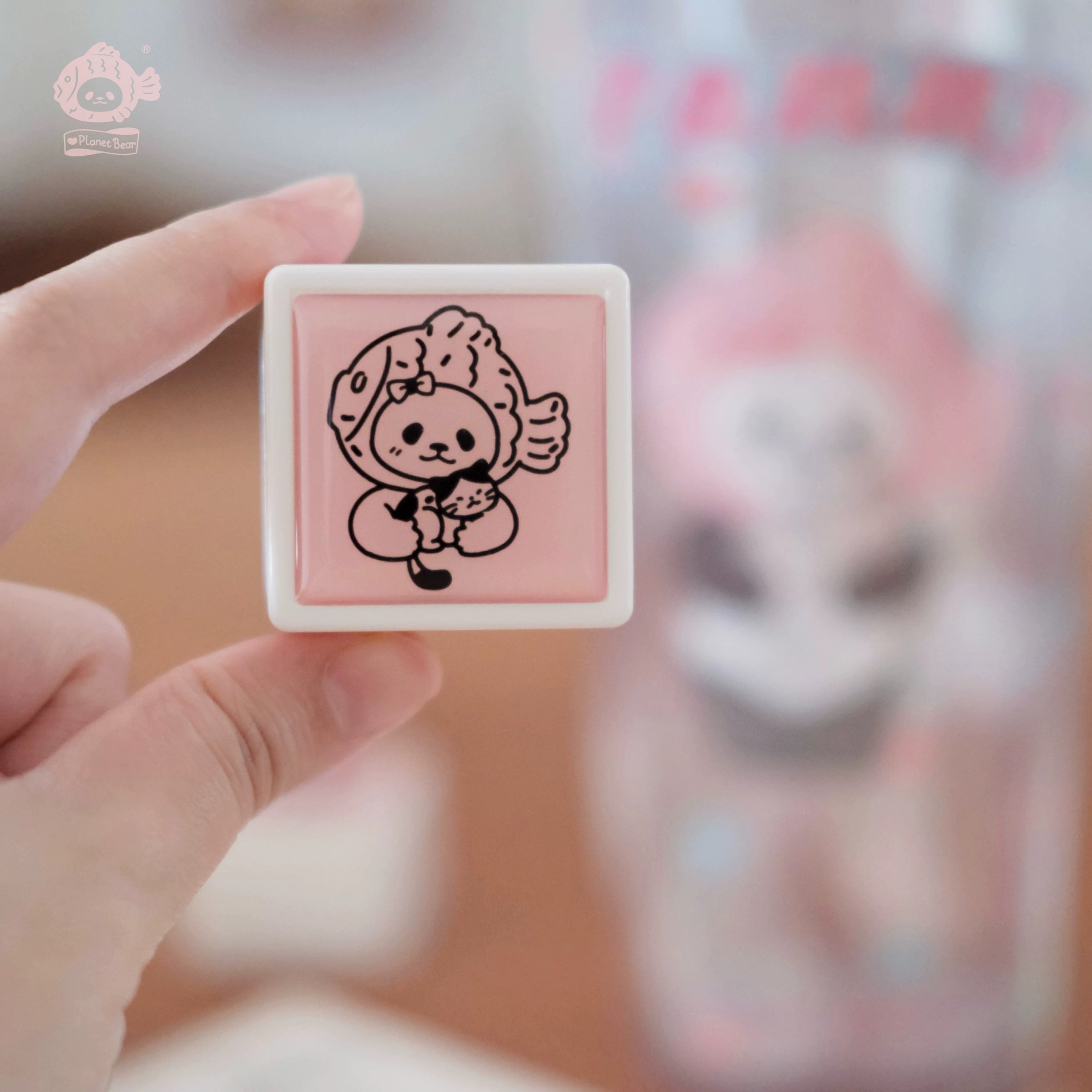 Planet Bear」たい焼きパンダペニー シャチハタ （全9種類