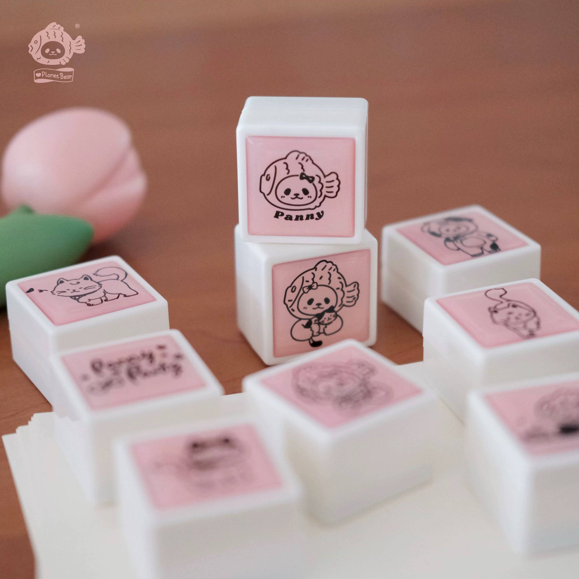 Planet Bear」たい焼きパンダペニー シャチハタ （全9種類