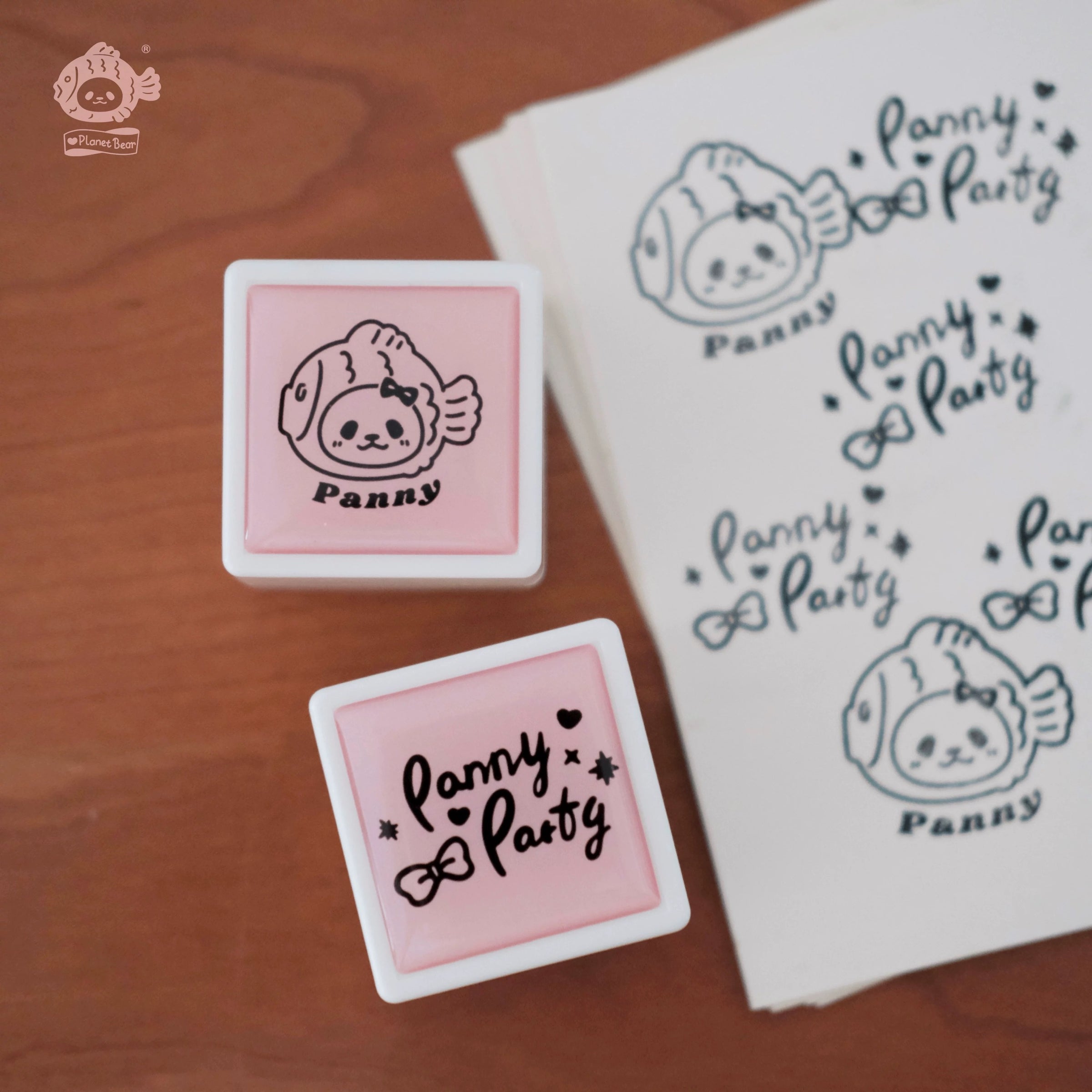 Planet Bear」たい焼きパンダペニー シャチハタ （全9種類