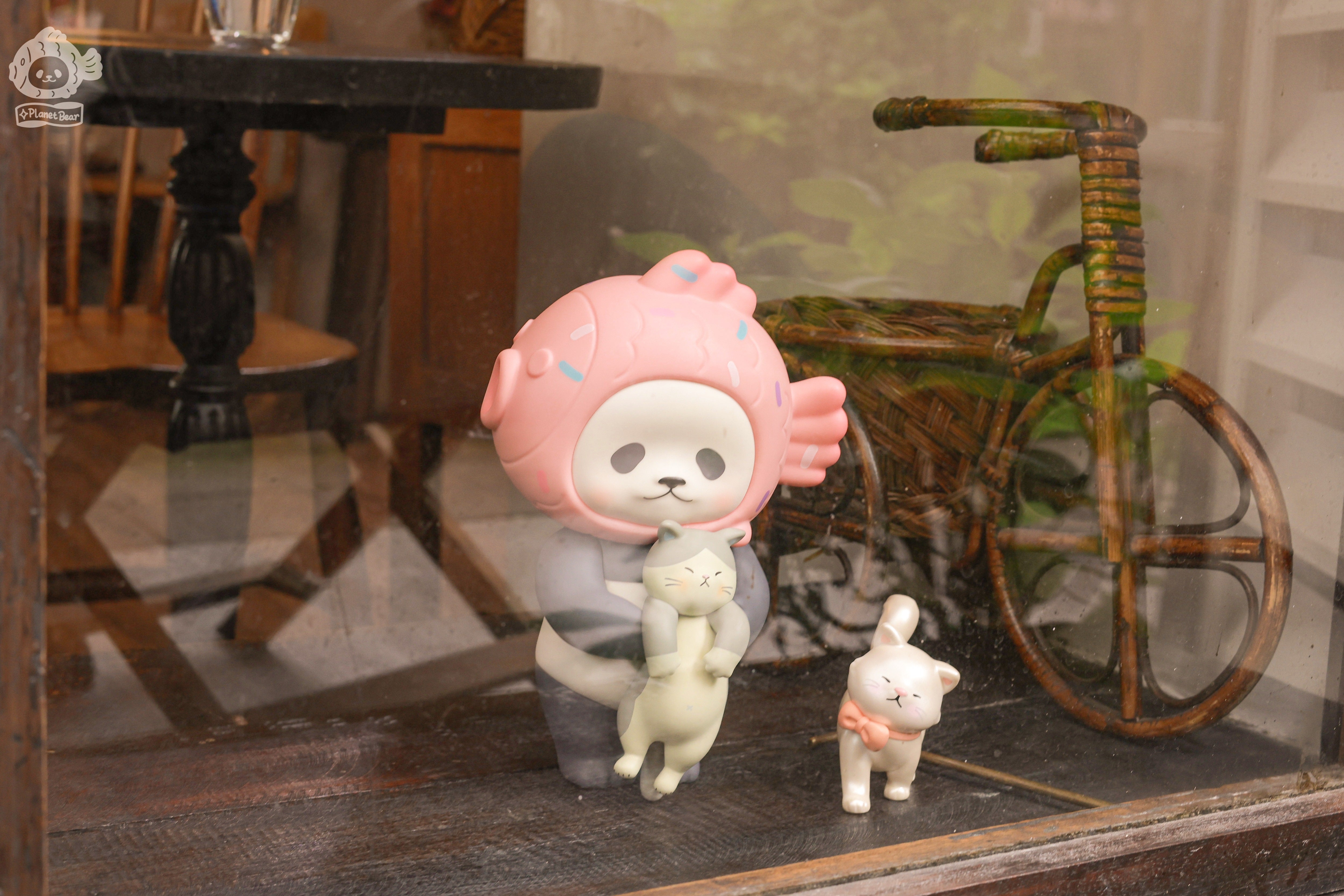予約販売「Planet Bear」たい焼きパンダPanny and cat