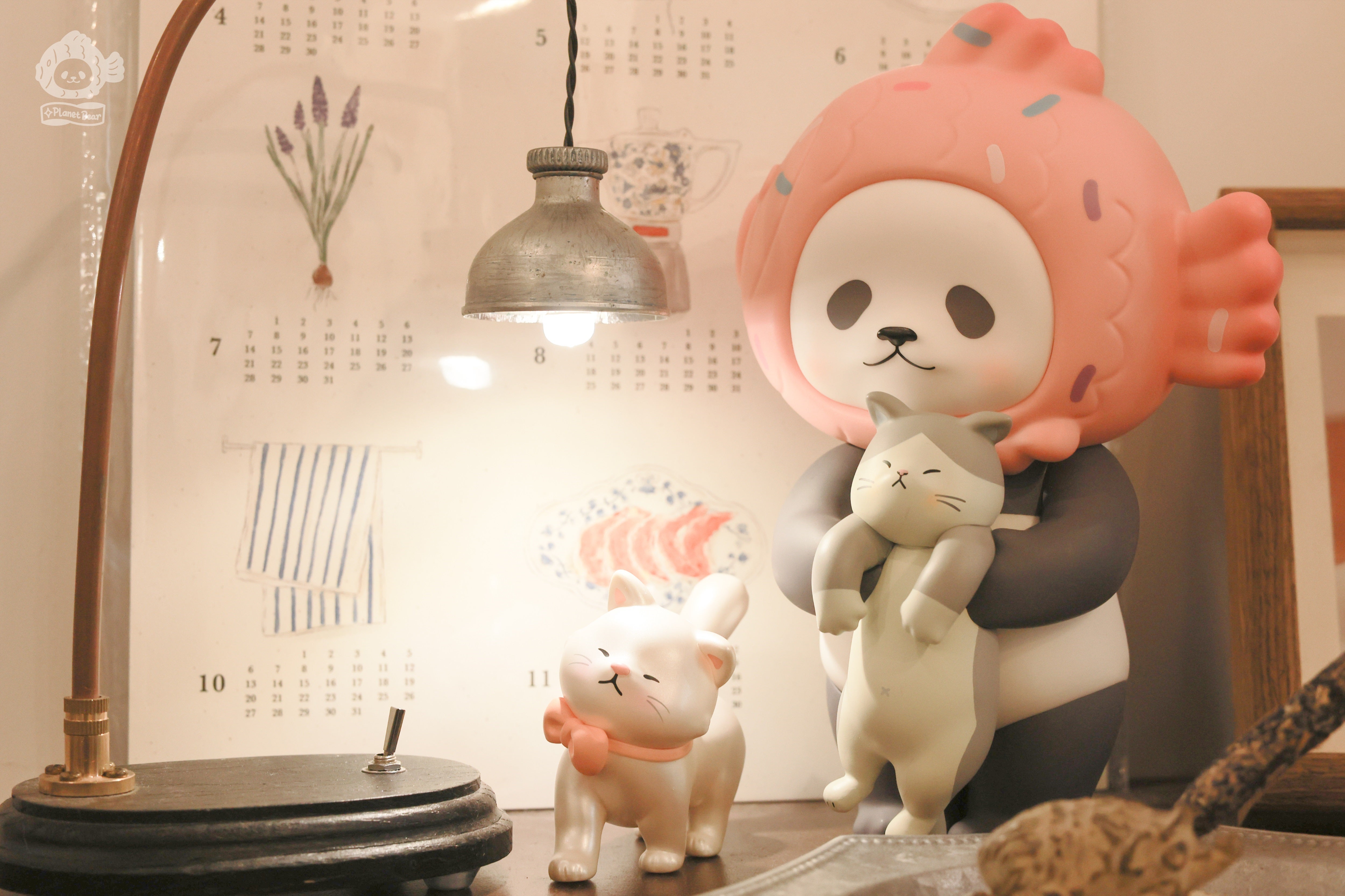 予約販売「Planet Bear」たい焼きパンダPanny and cat