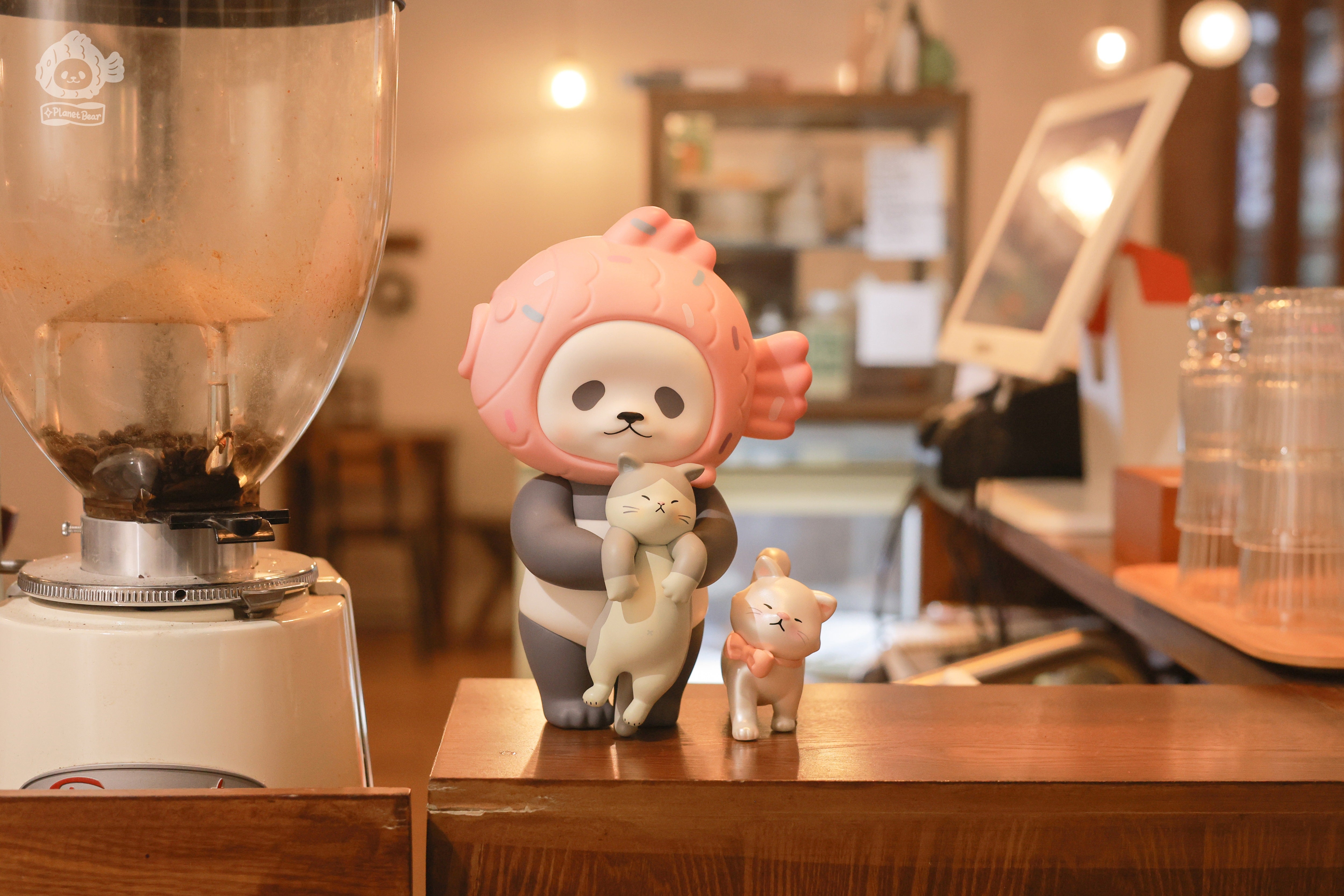 予約販売「Planet Bear」たい焼きパンダPanny and cat