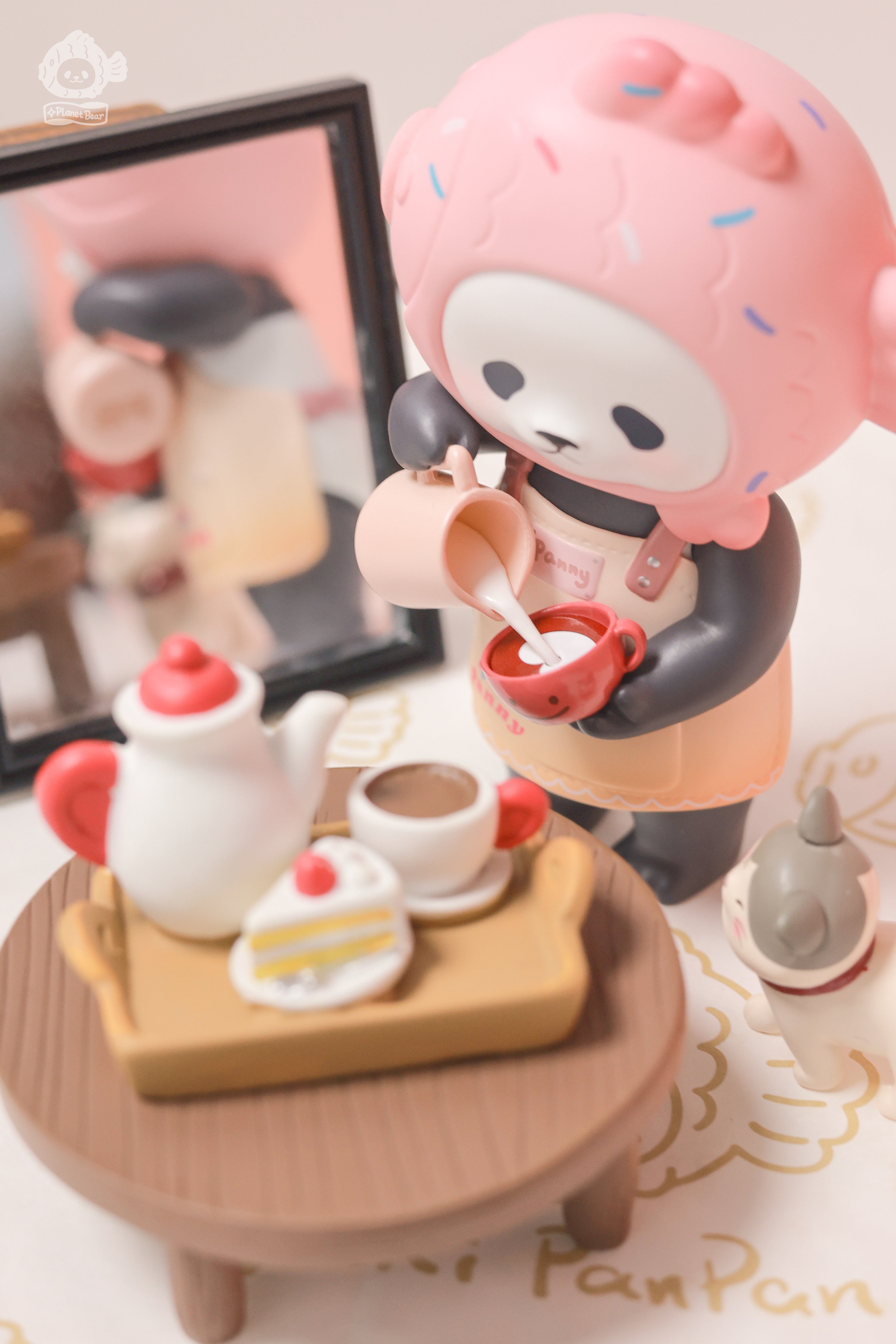 現品在庫「Planet Bear」おかわりたい焼きパンダPanpan 高さ約8.5cm