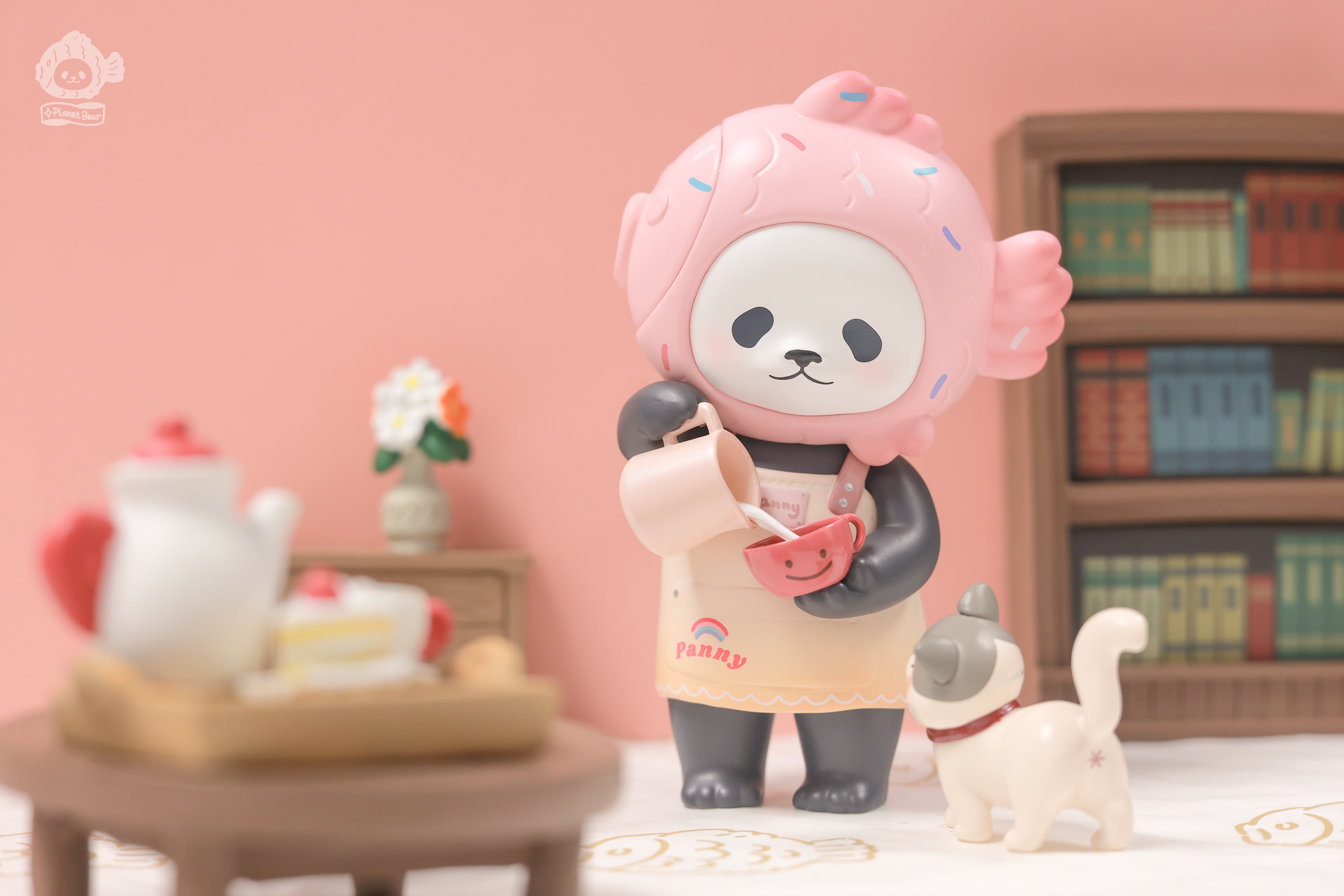 現品在庫「Planet Bear」おかわりたい焼きパンダPanpan 高さ約8.5cm