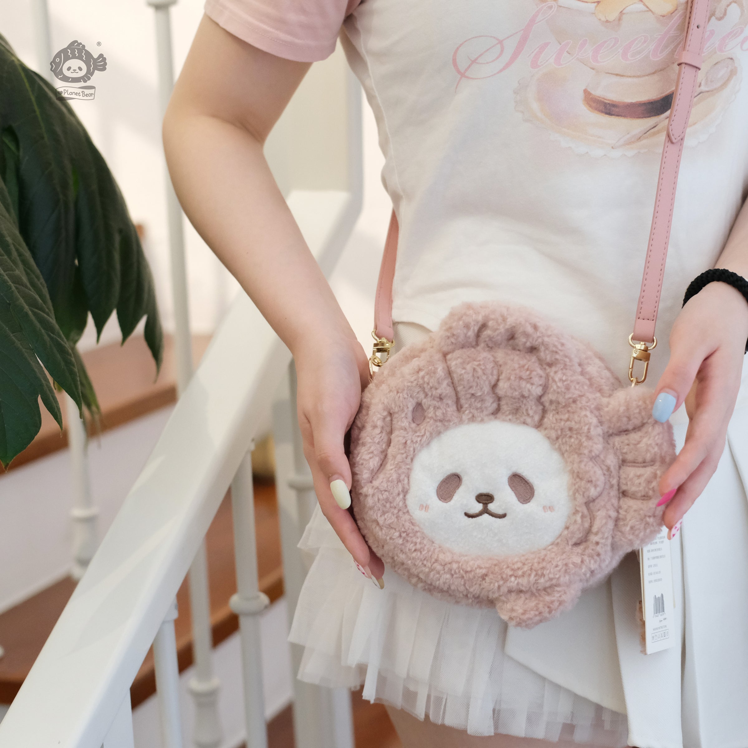 planet bear」もふもふポシェット Luna Mサイズ | プラネット ベア