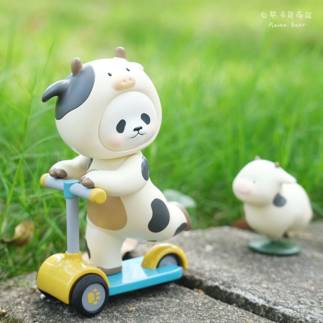 キックボード乳牛パンパン フィギュアセット 「数量限定