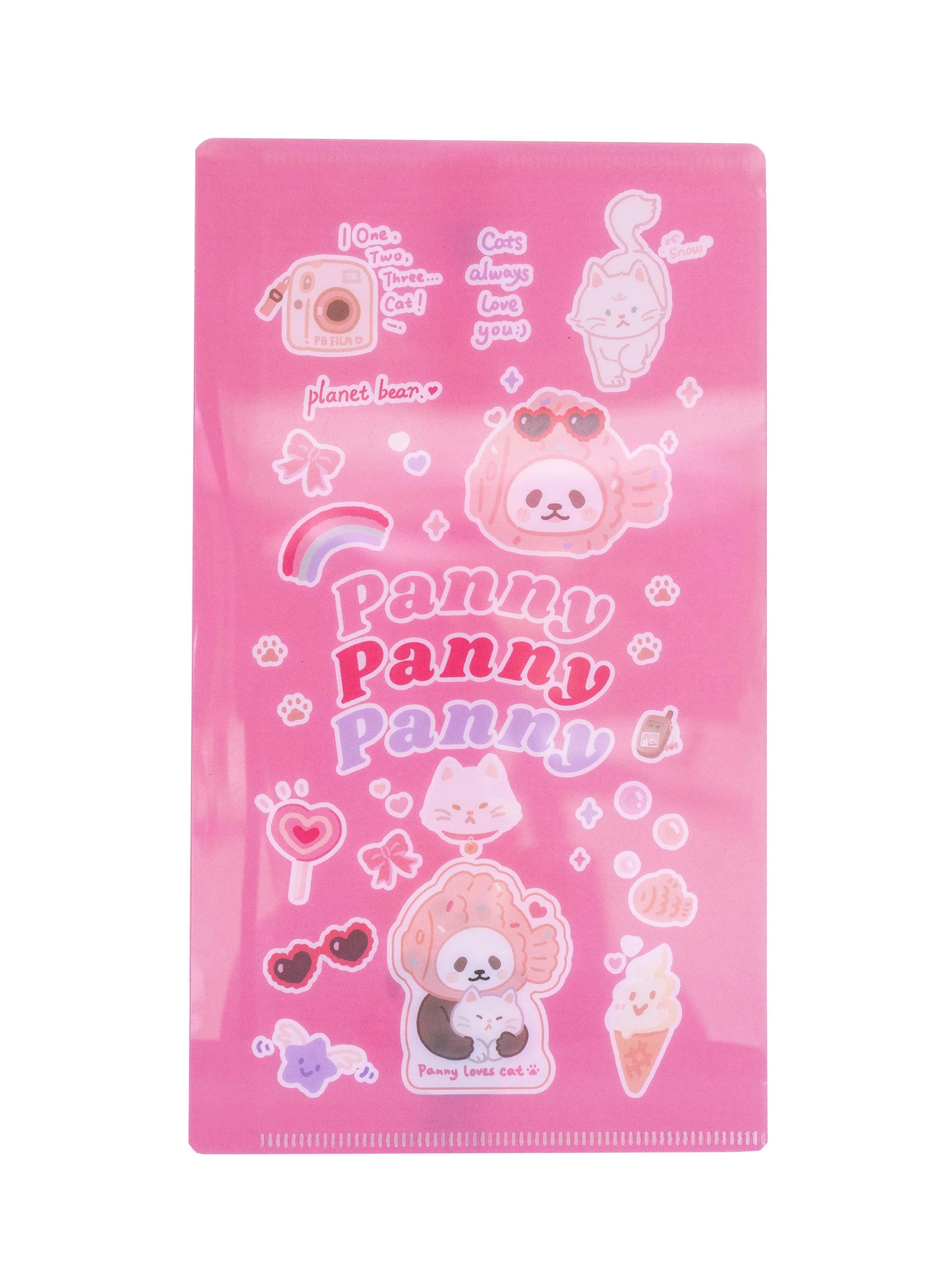 Planet Bear」たい焼きパンダ ルナA4ファイル/A5ファイル/チケット