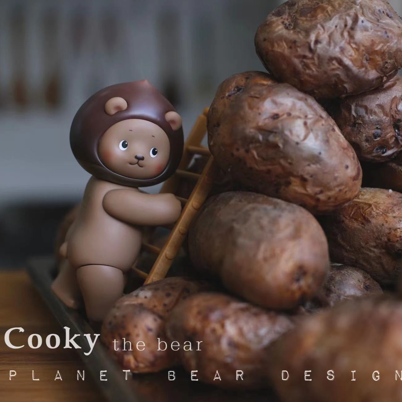 PlanetBear Cookie 栗のシグマ クッキー 現品販売」「Planet Bear」栗のシグマCookyクッキー フィギュア