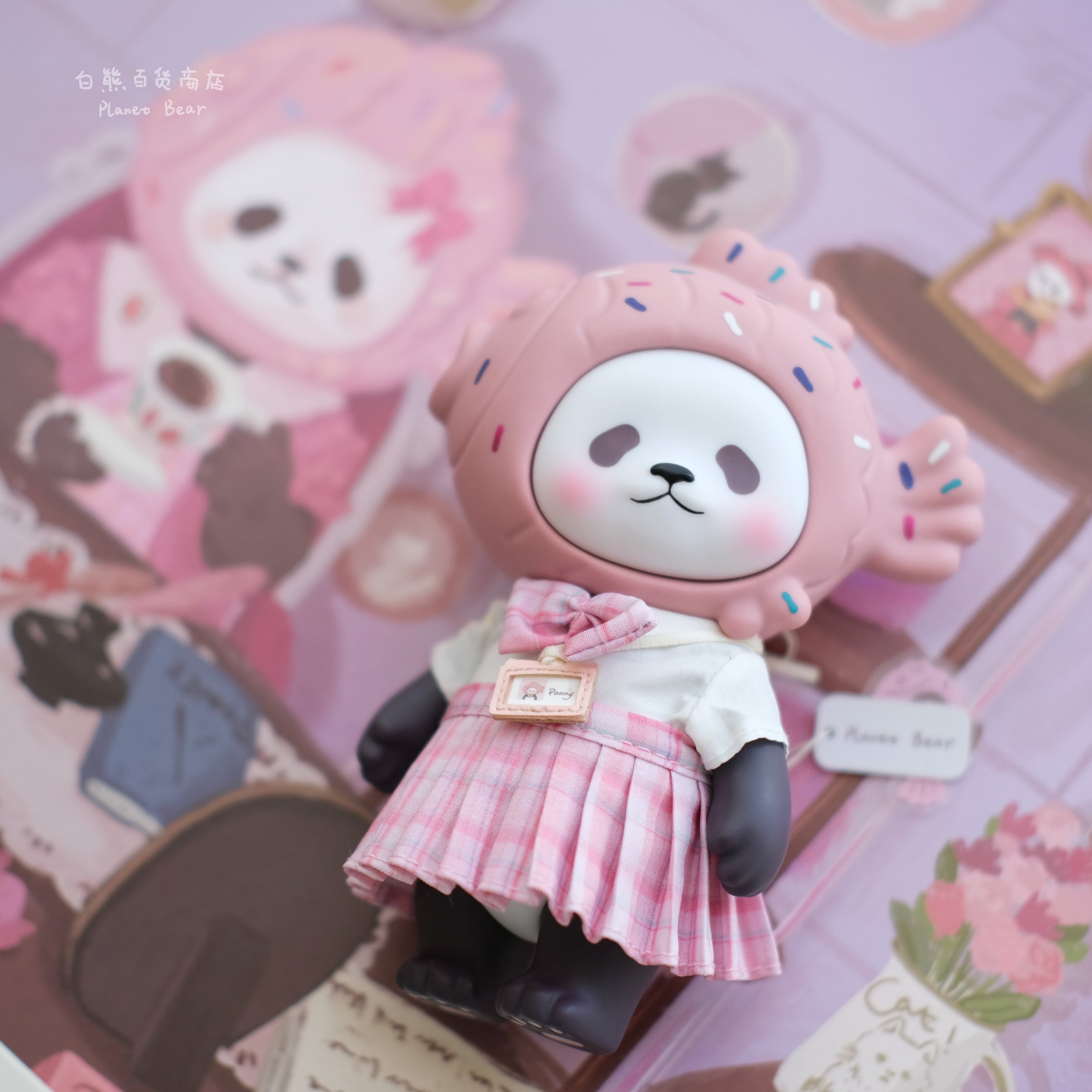 Planet Bear」たい焼きパンダPanny ペニー フィギュア