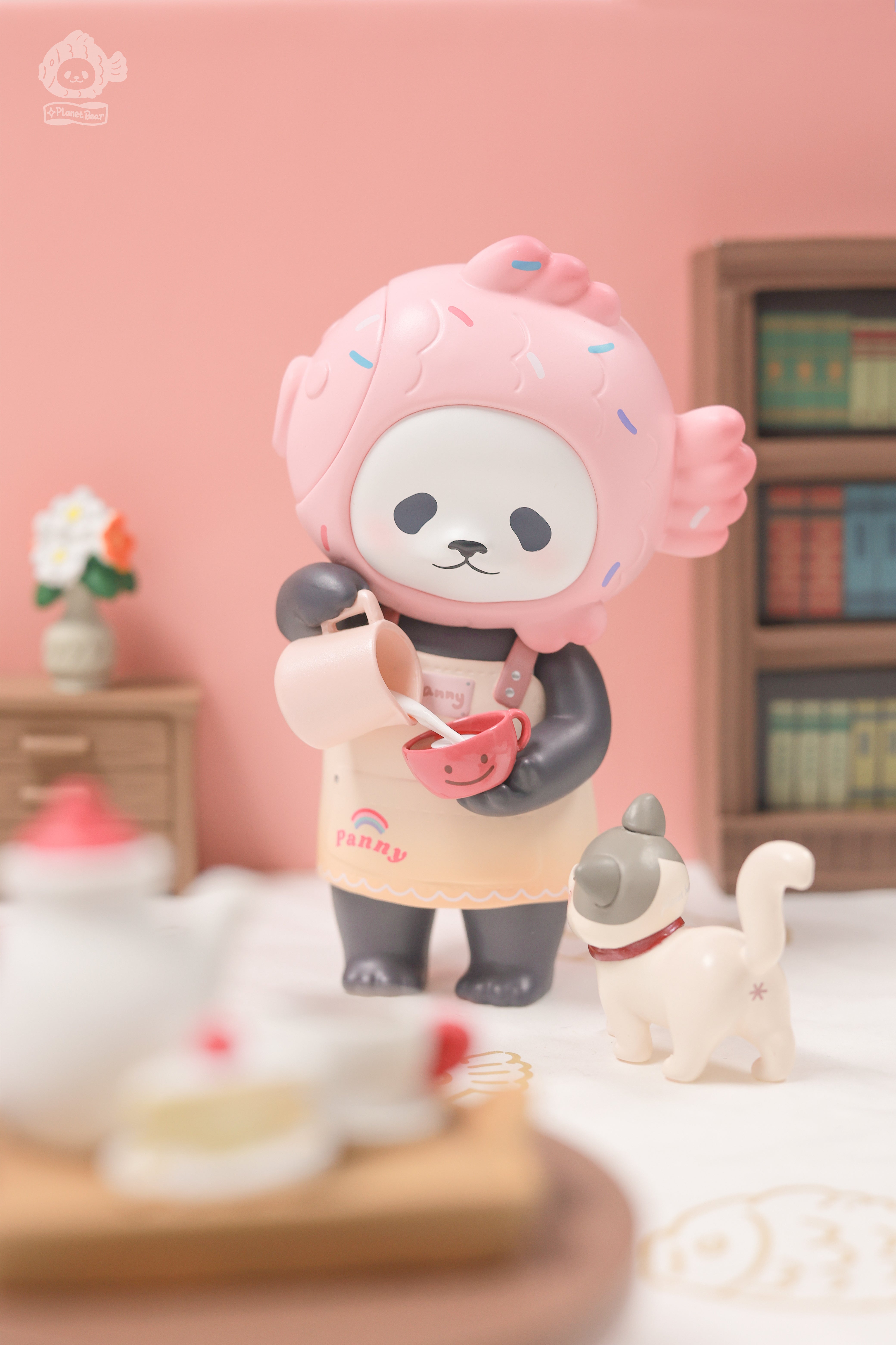 現品在庫「Planet Bear」おかわりたい焼きパンダPanpan 高さ約8.5cm
