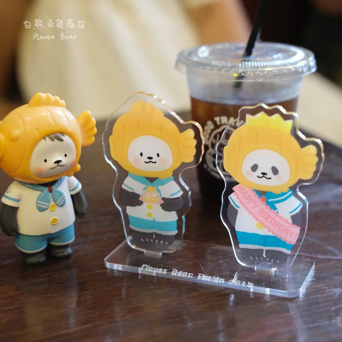 Planet Bear たい焼きパンダPanpan 背中にサイン有り Planet Bear たい焼きパンダPanpan 背中にサイン有り Planet
