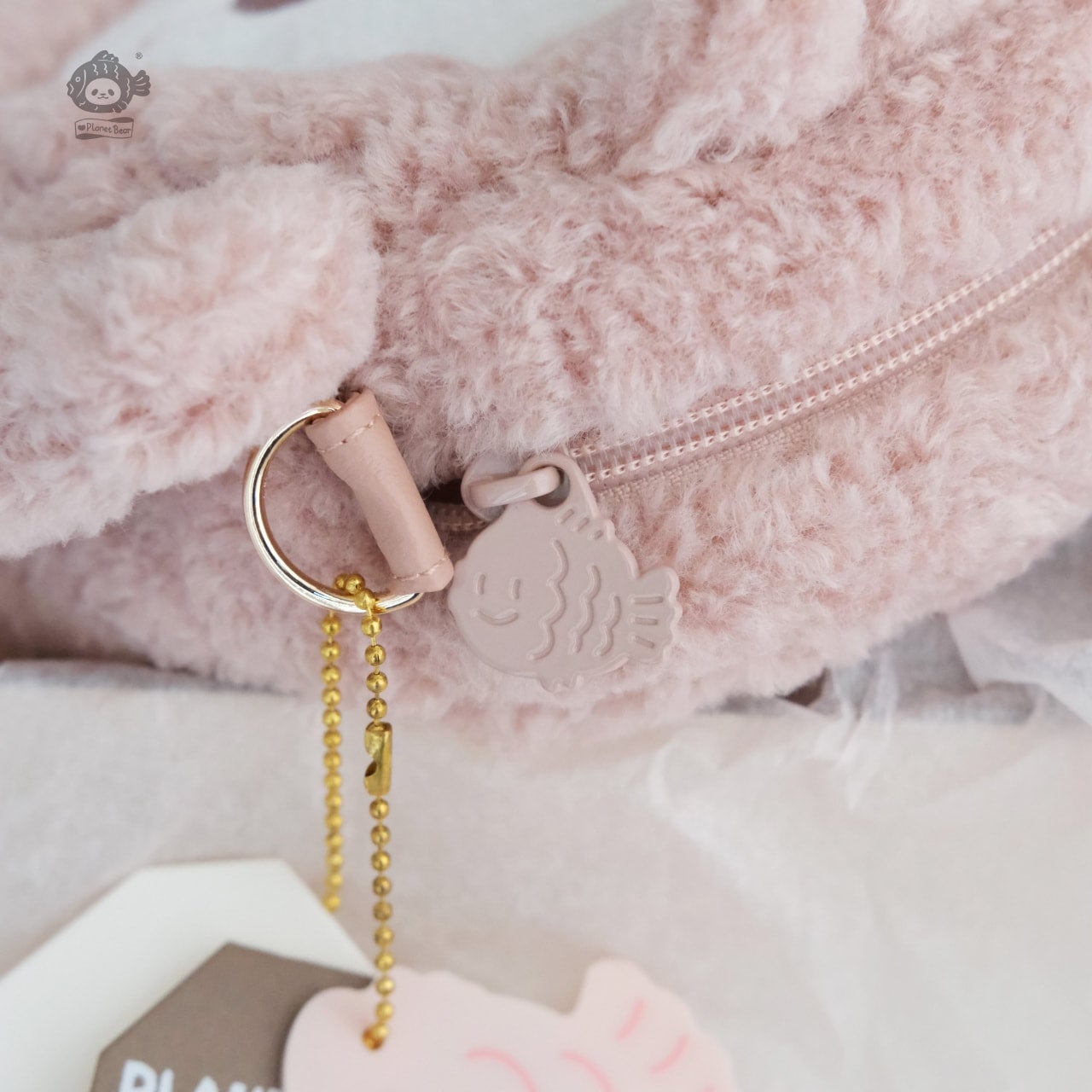 planet bear」もふもふポシェット Luna Mサイズ | プラネット ベア