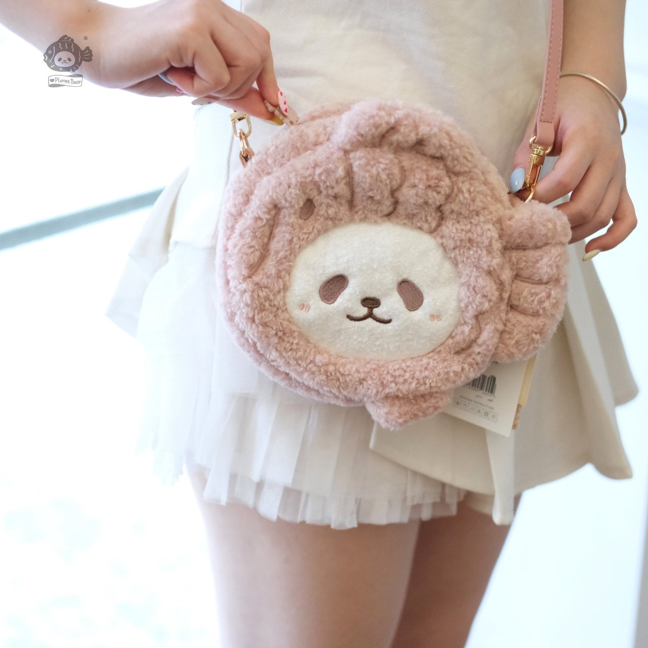 planet bear」もふもふポシェット Luna Mサイズ | プラネット ベア
