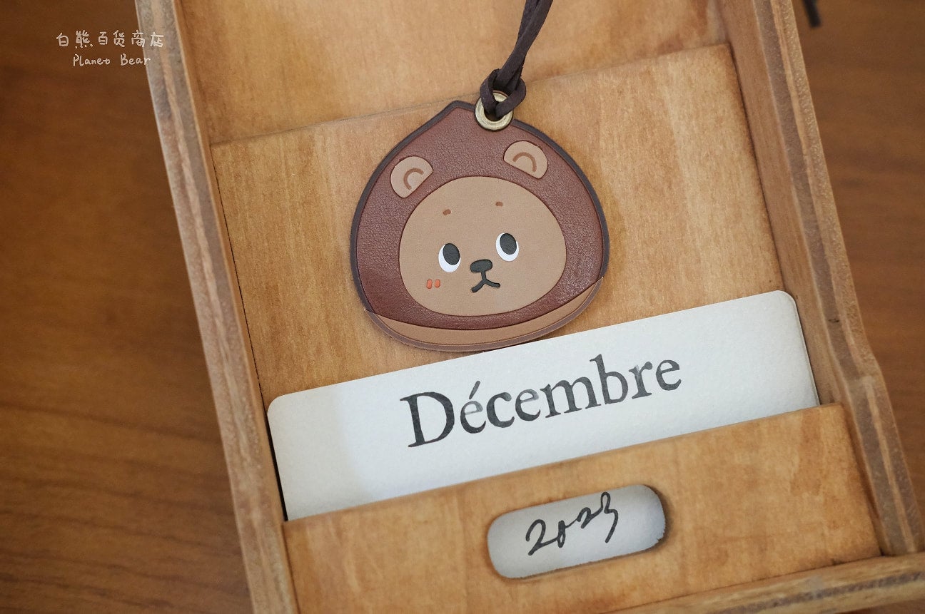 PlanetBear&Finger Studio コラボ 栗のシグマCookyクッキー 本革