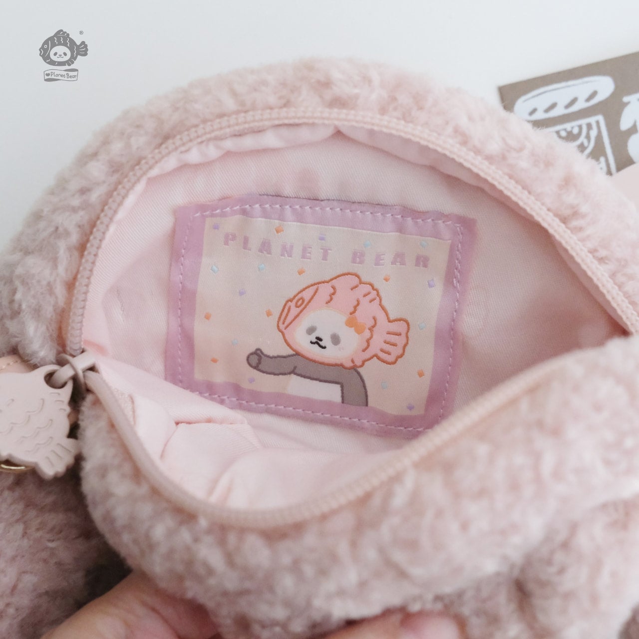 planet bear」もふもふポシェット Luna Mサイズ | プラネット ベア