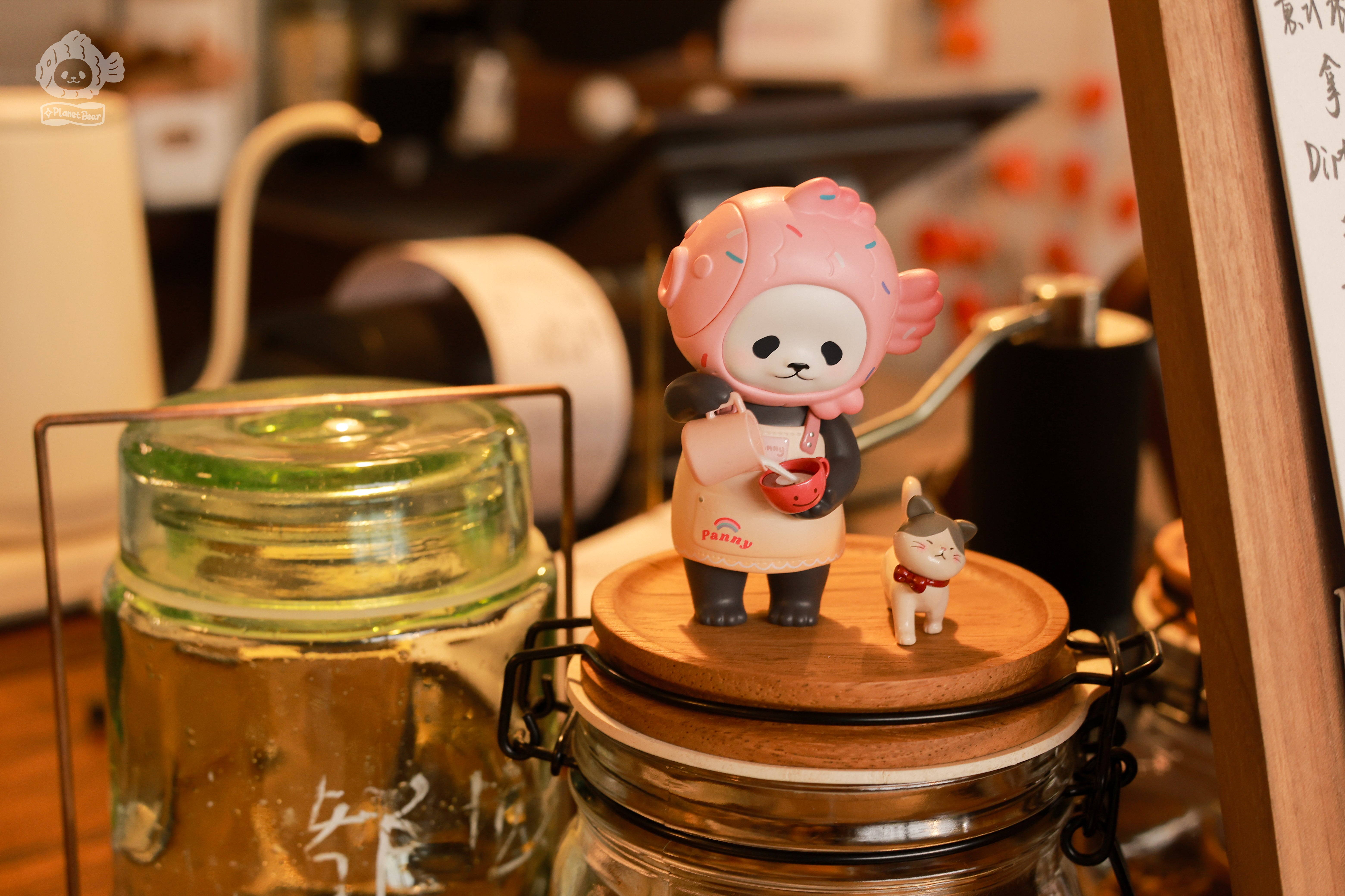 現品在庫「Planet Bear」おかわりたい焼きパンダPanpan 高さ約8.5cm